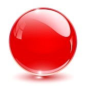 16557125 3d cristal esfera roja ilustraci n